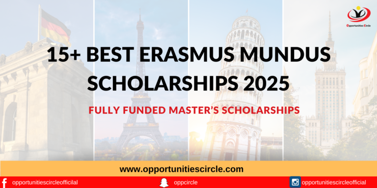 15+ Best Erasmus Mundus Scholarships 2025
