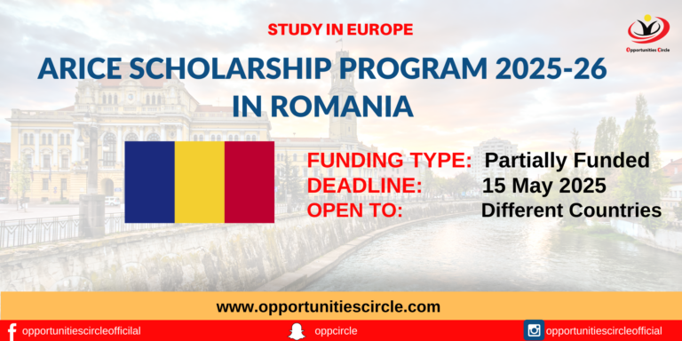 ARICE Scholarship Program 2025-26 in Romania