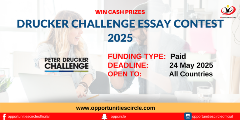 Drucker Challenge Essay Contest 2025
