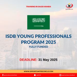 IsDB Young Professionals Program 2025 in Saudi Arabia