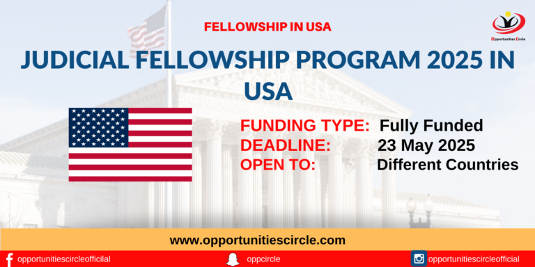 Judicial Fellowship Program 2025 in USA
