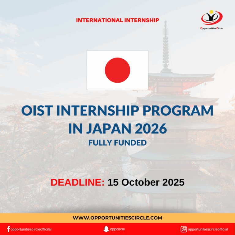 OIST Internship Program in Japan 2026