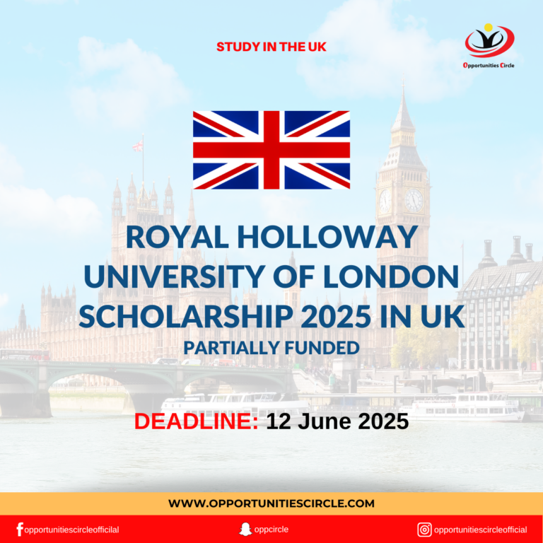 Royal Holloway University of London Scholarship 2025 in UK