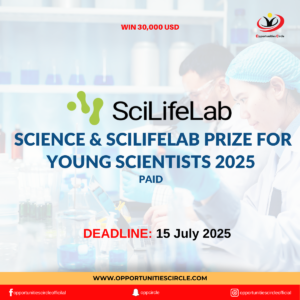Science & SciLifeLab Prize for Young Scientists 2025