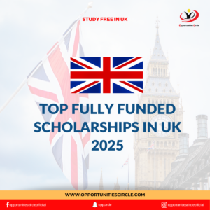 Top Fully Funded Scholarships in UK 2025