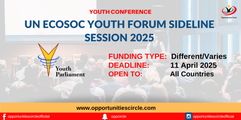 UN ECOSOC Youth Forum Sideline Session 2025