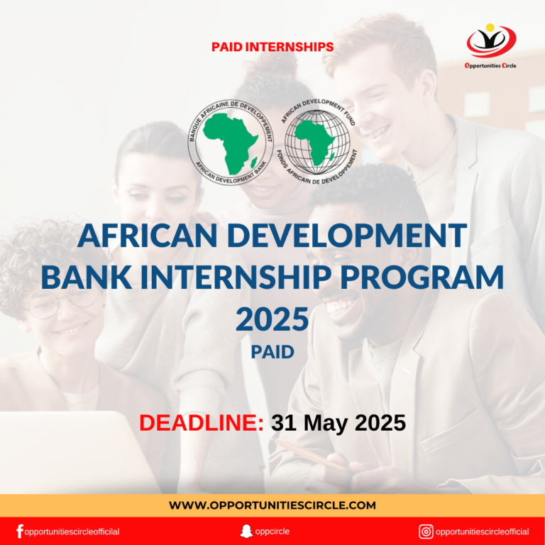 African Development Bank Internship Program 2025