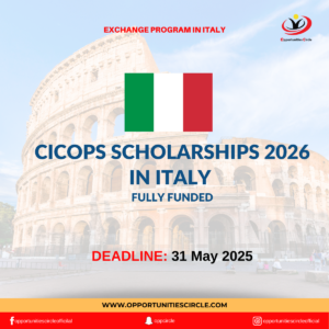 CICOPS Scholarships 2026 in Italy