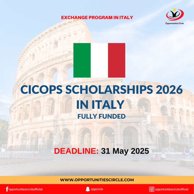 CICOPS Scholarships 2026 in Italy