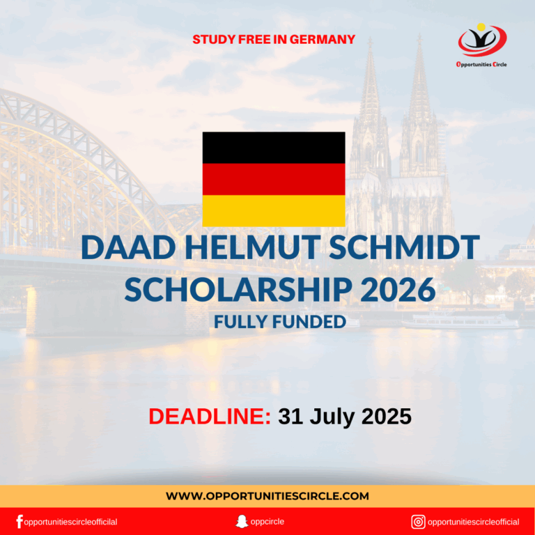 DAAD Helmut Schmidt Scholarship 2026