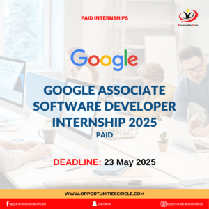 Google Associate Software Developer Internship 2025