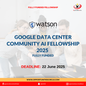 Google Data Center Community AI Fellowship 2025