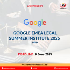 Google EMEA Legal Summer Institute 2025