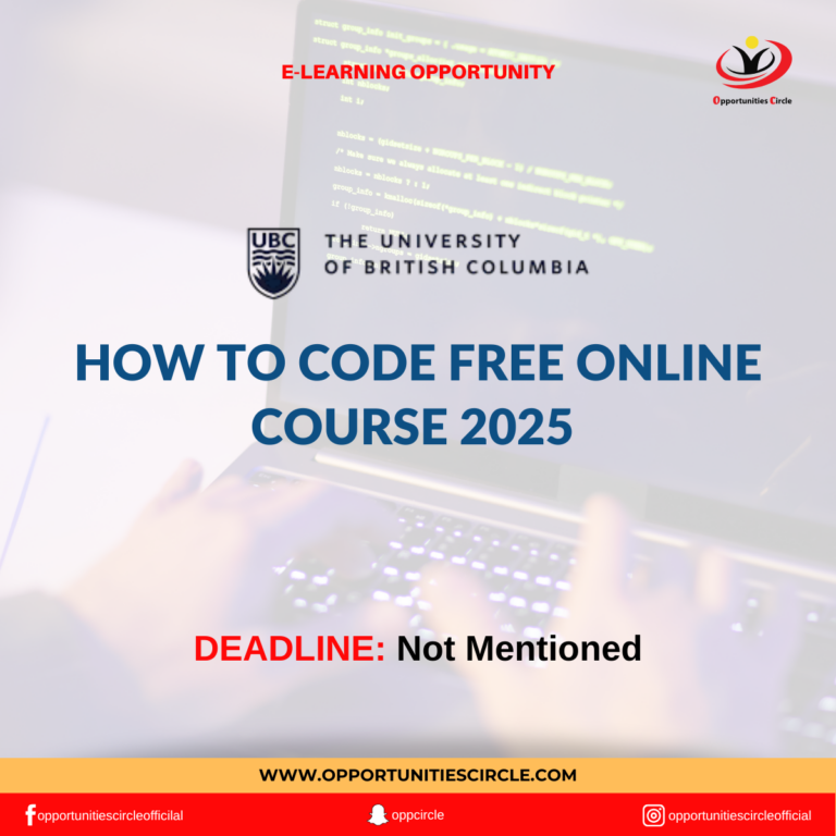 How to Code Free Online Course 2025