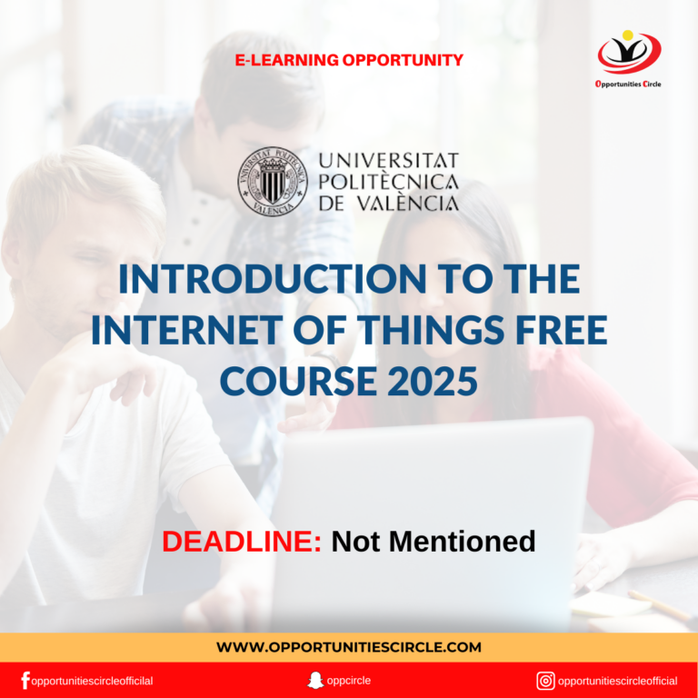 Introduction to the Internet of Things Free Course 2025