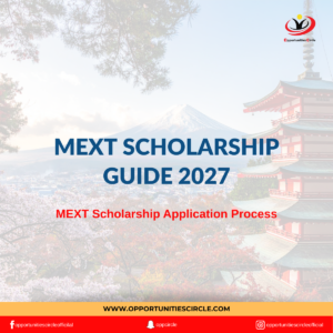 MEXT Scholarship Guide 2027