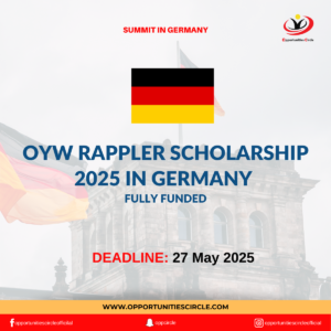 OYW Rappler Scholarship 2025 in Germany