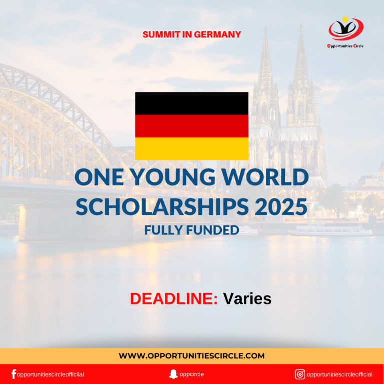 One Young World Scholarships 2025