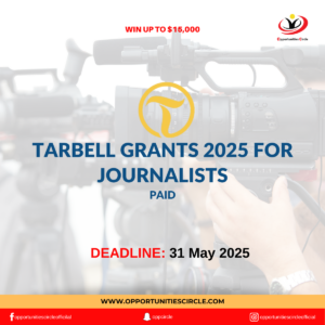 Tarbell Grants 2025 for Journalists