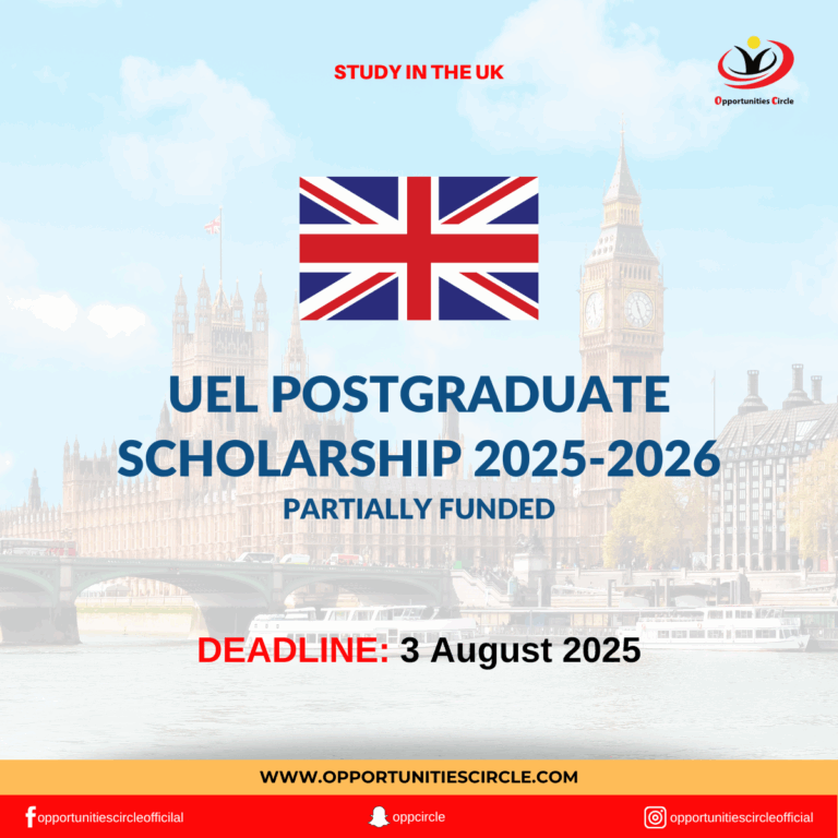 UEL Postgraduate Scholarship 2025-2026