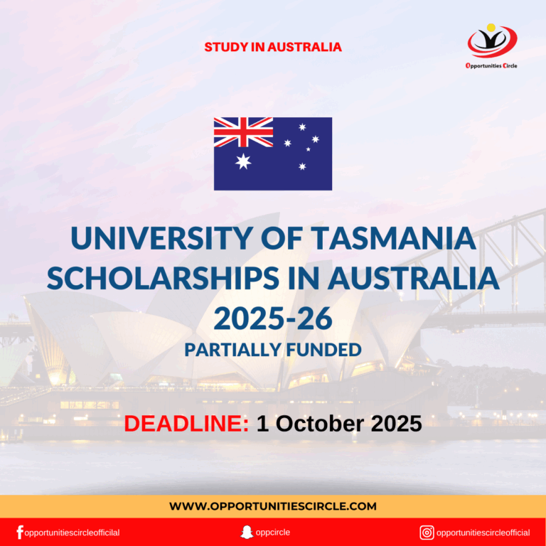 University of Tasmania Scholarships in Australia 2025-26