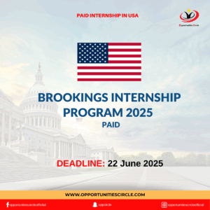 Brookings Internship Program 2025