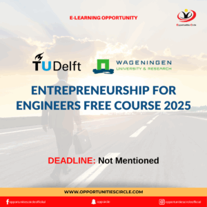 Entrepreneurship for Engineers Free Course 2025