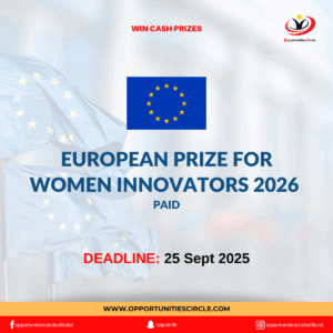 European Prize for Women Innovators 2026