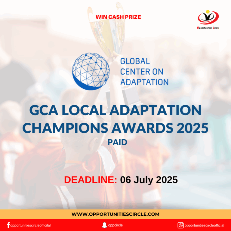 GCA Local Adaptation Champions Awards 2025