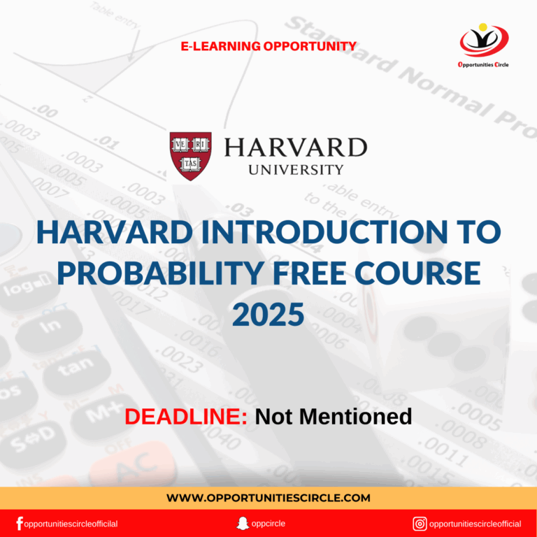 Harvard Introduction to Probability Free Course 2025