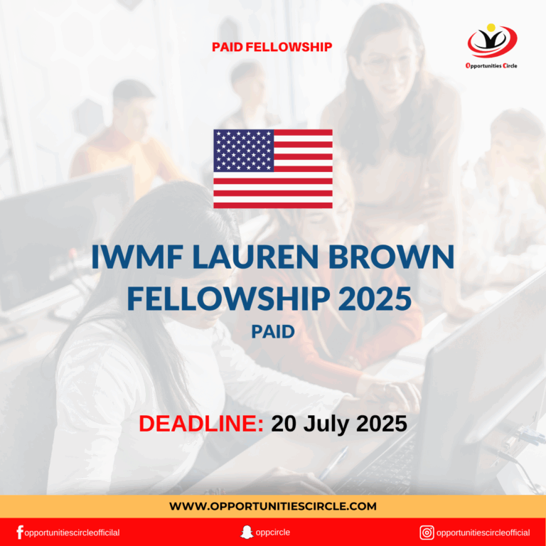 IWMF Lauren Brown Fellowship 2025