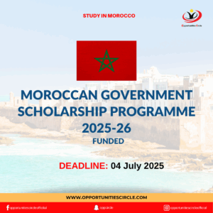 Moroccan Government Scholarship Programme 2025-26