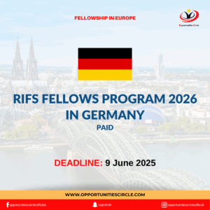 RIFS Fellows Program 2026 in Germany