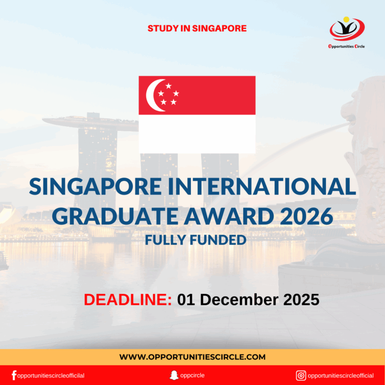 Singapore International Graduate Award 2026