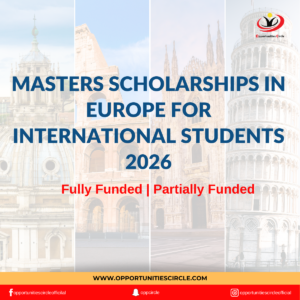 Top Masters Scholarships in Europe 2026