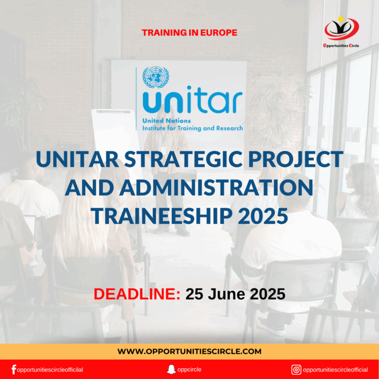 UNITAR Strategic Project and Administration Traineeship 2025