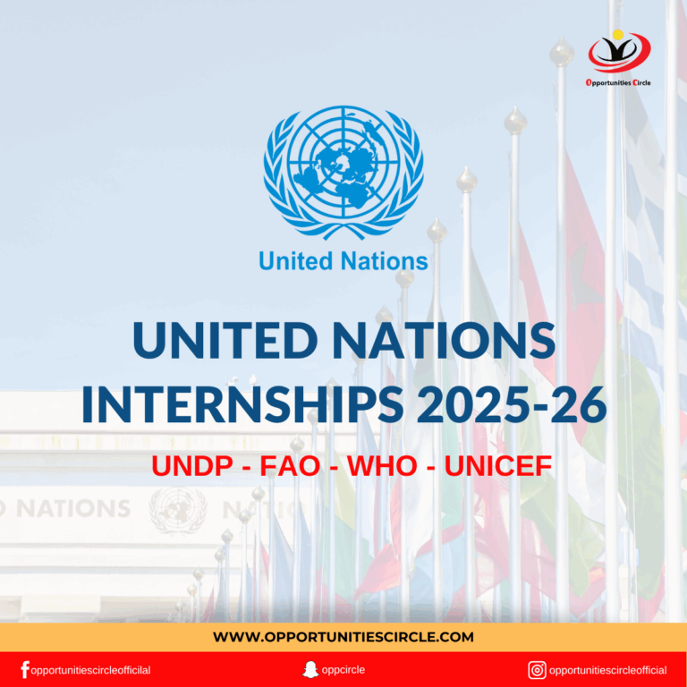 United Nations Internships 2025-26