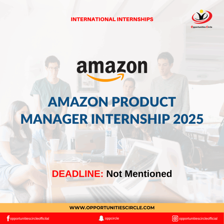 Amazon Product Manager Internship 2025