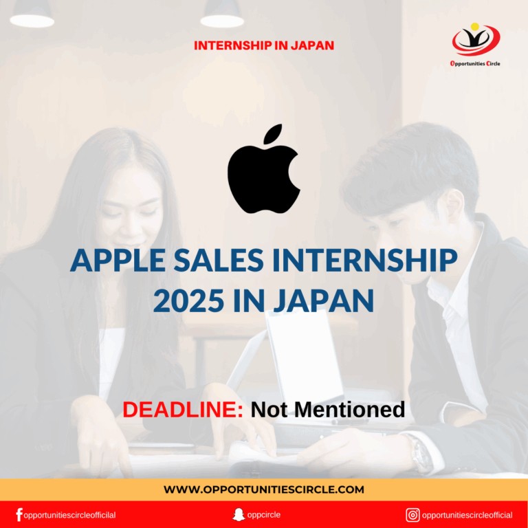 Apple Sales Internship 2025 in Japan
