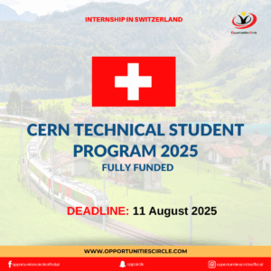 CERN Technical Student Program 2025