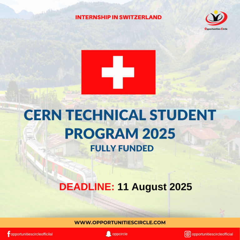 CERN Technical Student Program 2025