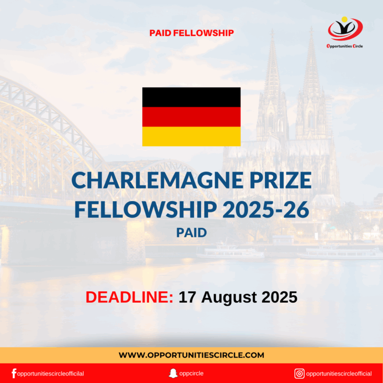 Charlemagne Prize Fellowship 2025-26
