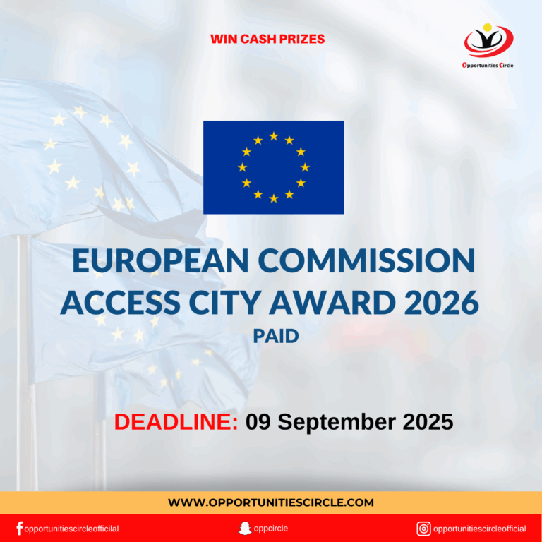 European Commission Access City Award 2026