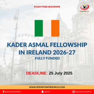 Kader Asmal Fellowship in Ireland 2026-27