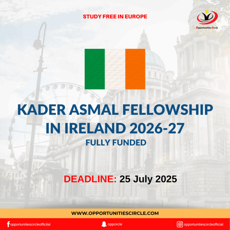 Kader Asmal Fellowship in Ireland 2026-27