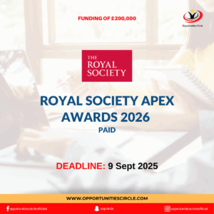 Royal Society APEX Awards 2026