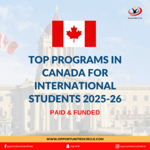 Top Programs in Canada for International Students 2025-26
