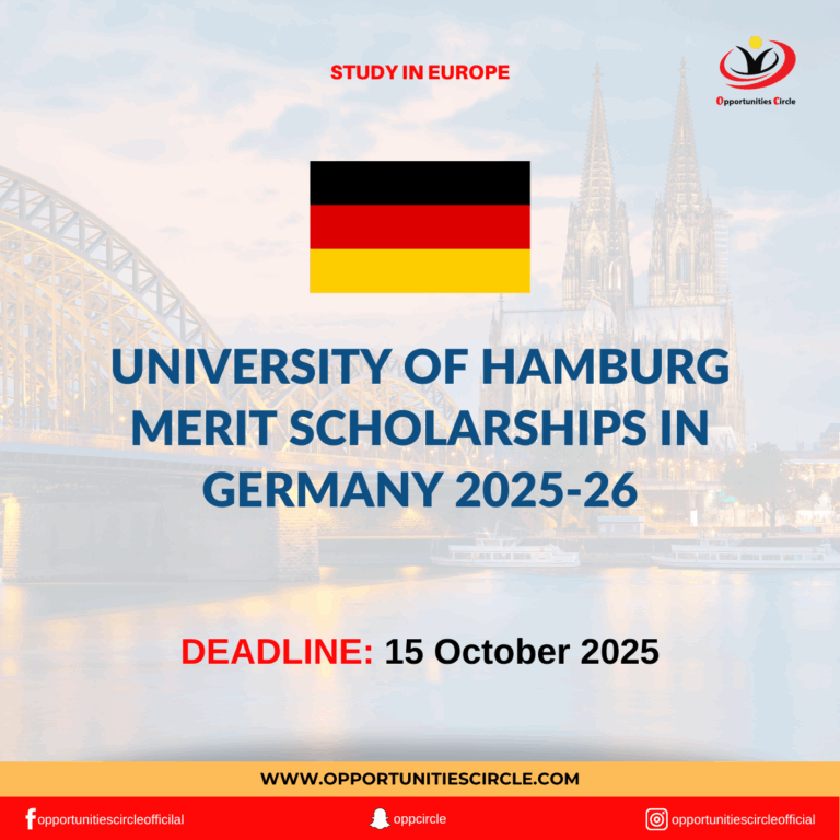 University of Hamburg Merit Scholarships in Germany 2025-26