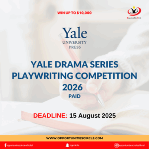 Yale Drama Series Playwriting Competition 2026