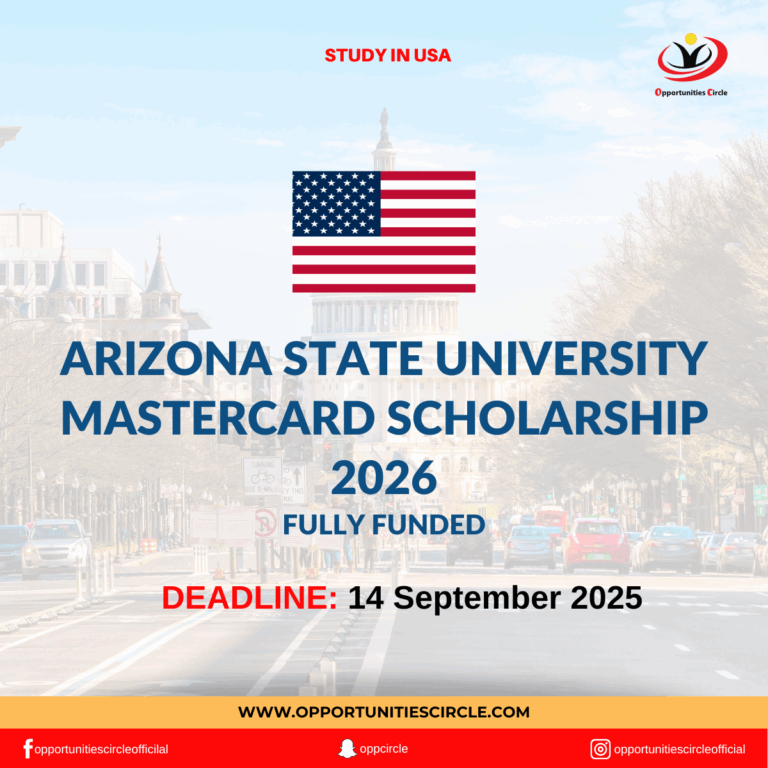 Arizona State University MasterCard Scholarship 2026